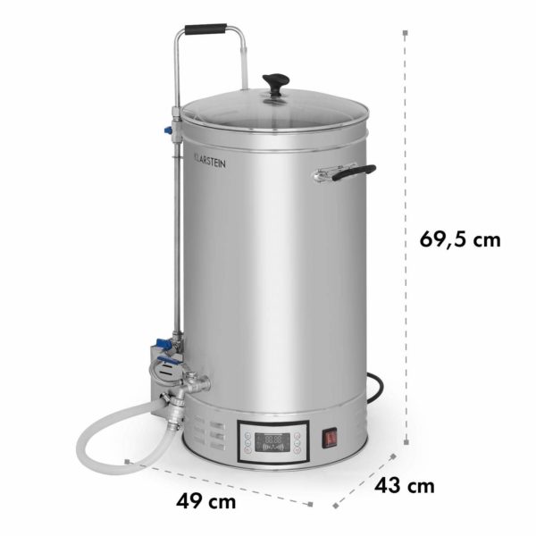 Fermentador casero  - Caldera de Maceración Klarstein Brauheld 35L