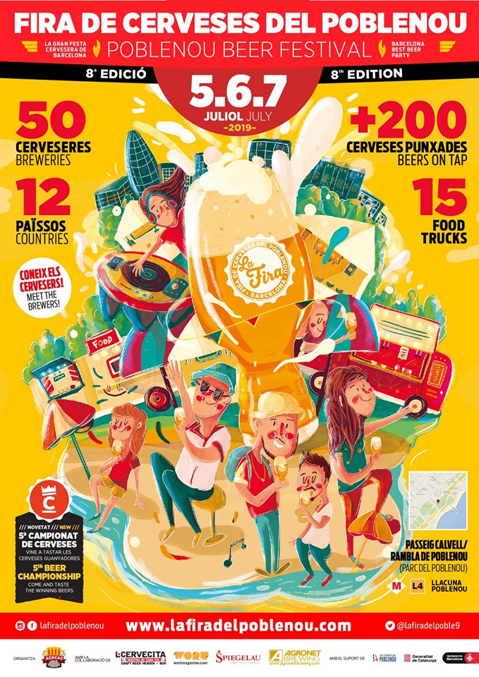 La Fira del Poblenou 2019 - Feria de la cerveza artesana de Barcelona