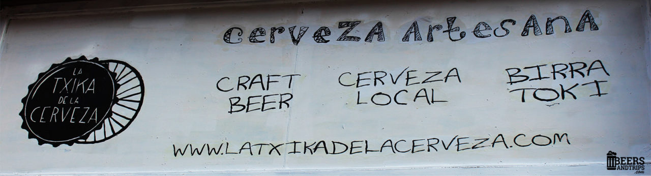Local de la Txika de la Cerveza en el barrio de Deusto en Bilbao