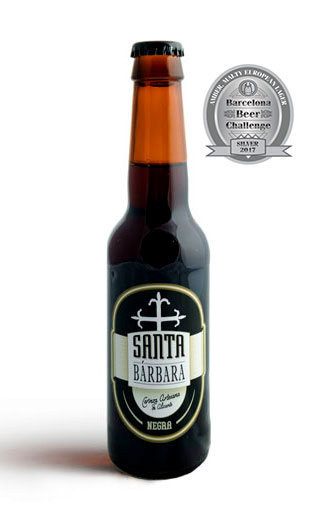 Cerveza Santa Bárbara Negra