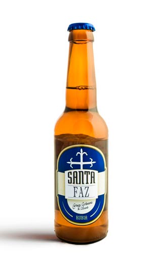Cerveza Santa Faz Rubia