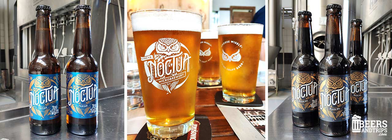Degustando sus cervezas