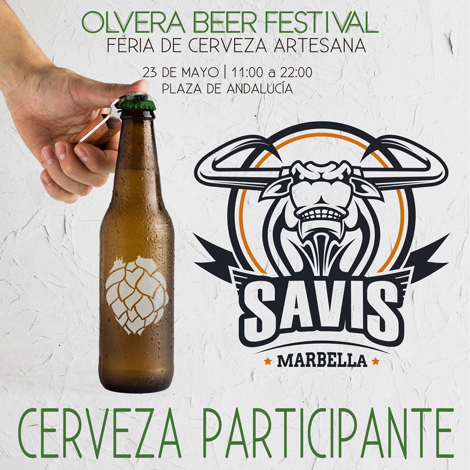 Cerveza artesana Savis de Marbella. Uno de los participantes en el Olvera Beer festival de 2020