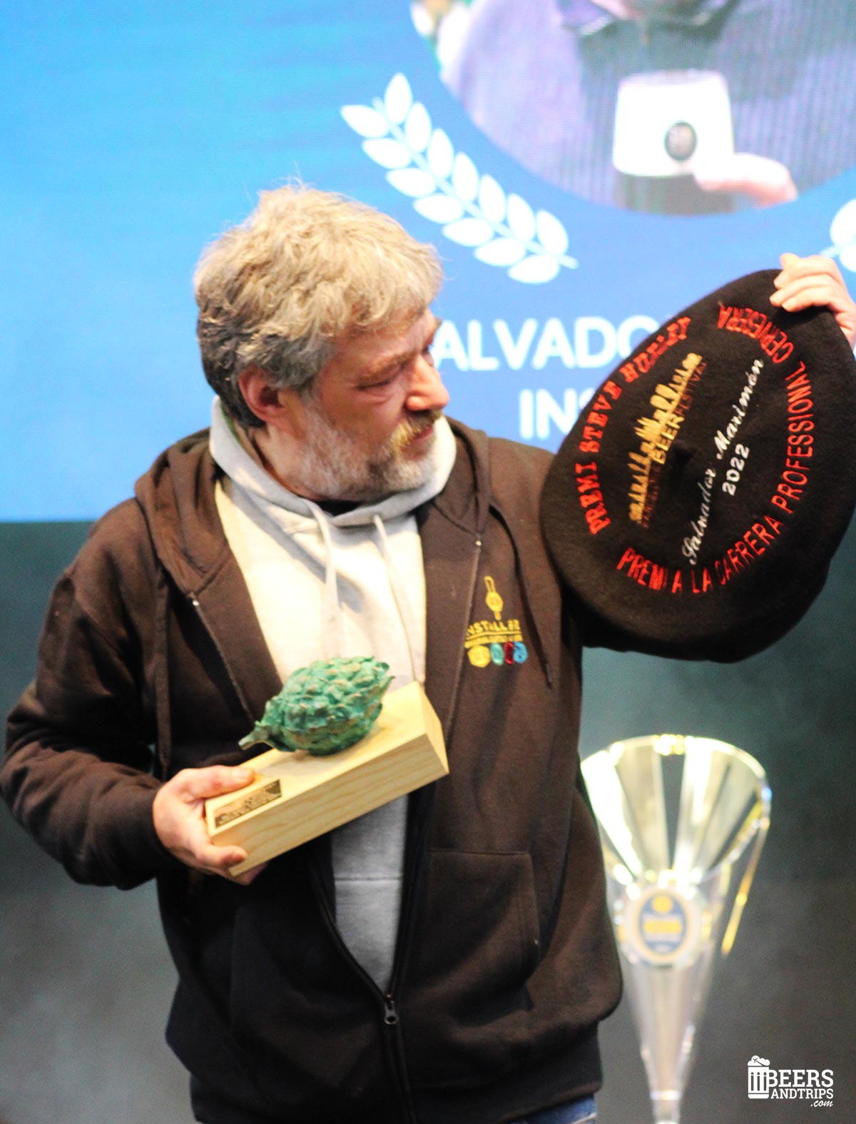 Salva Marimon, ganador del premio Steve Huxley 2022