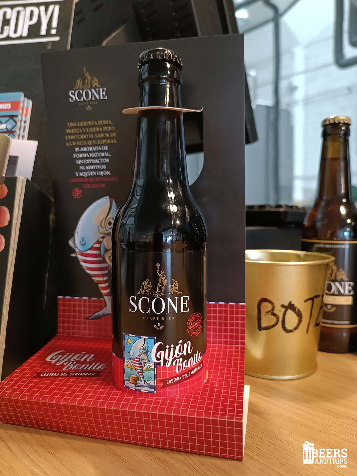 Cerveza para la campaña Gijón Bonito