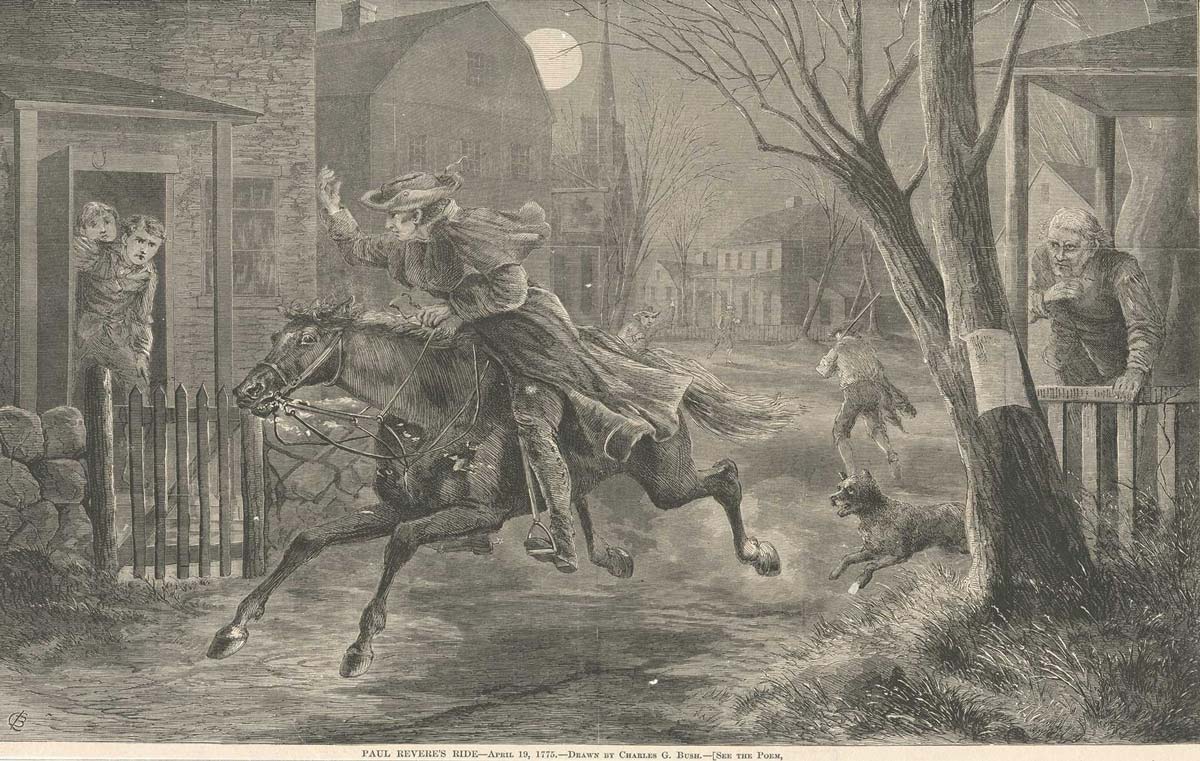Cuadro de Paul Revere, de Emmet, Thomas Addis.