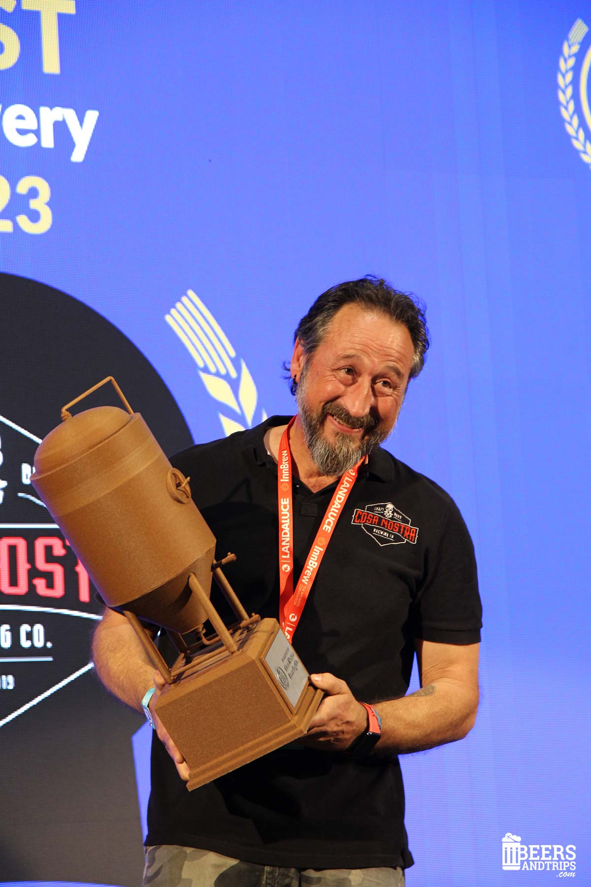 Cosa Nostra ganadora del Barcelona Beer Challenge 2023 como mejor cervecera