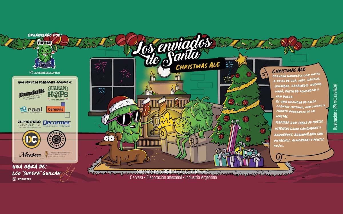 Cerveza ' Los enviados de Santa'