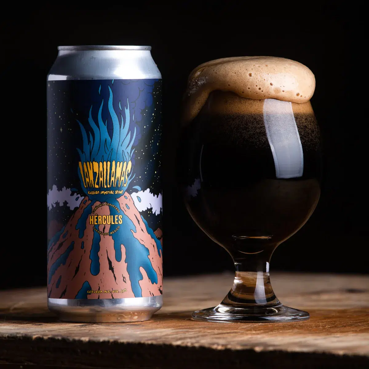 Stout Lanzallamas de la cervecería Hércules