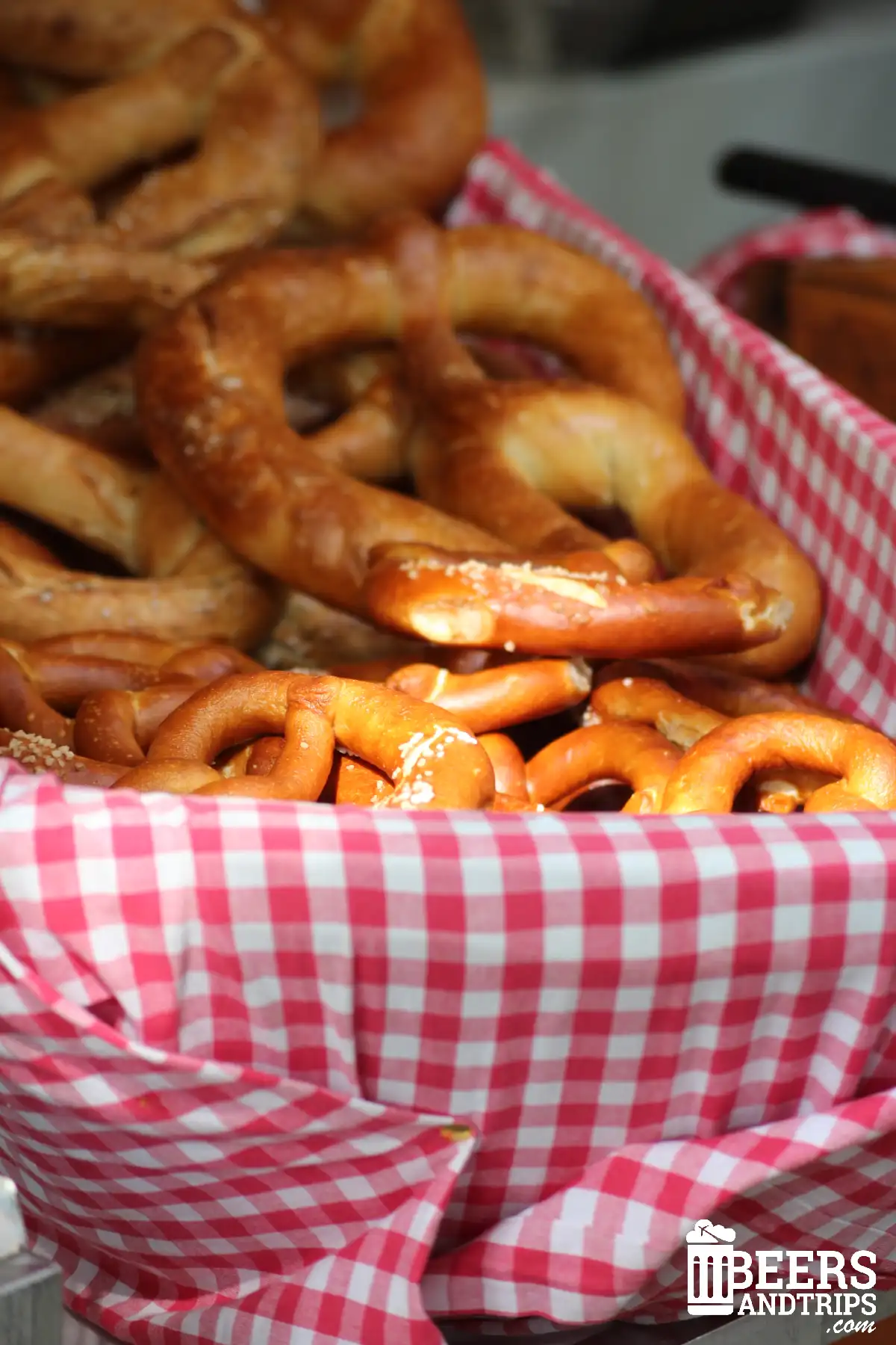 Pretzels en el festival Erlangen Bergkirchweih