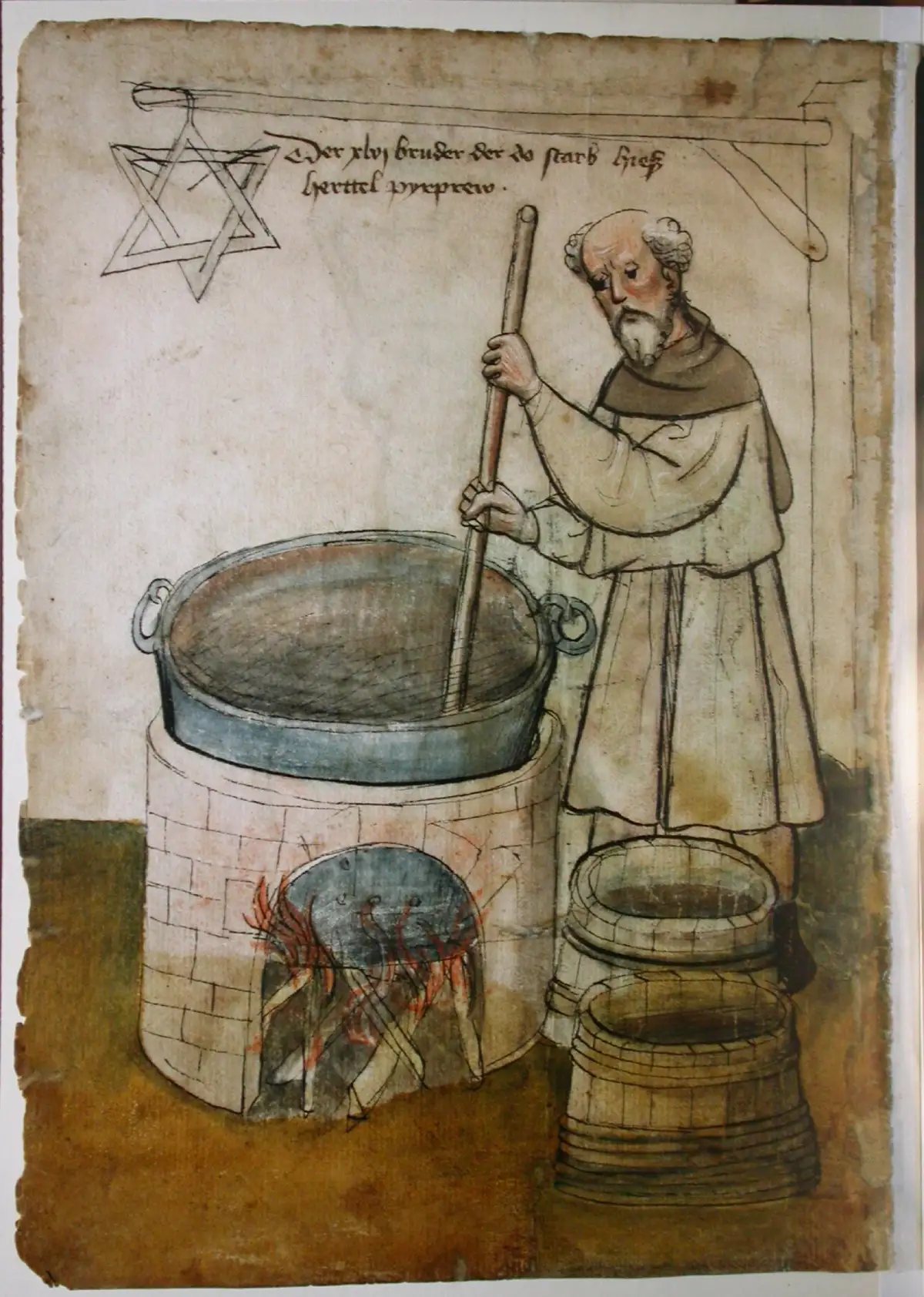 Dibujo de los Libros de las Casas de Núremberg