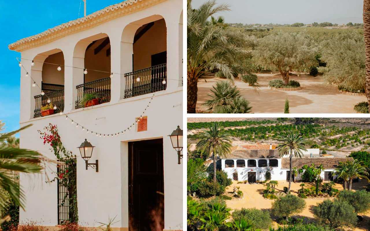 Finca el Vincle en Elche, lugar donde se celebrará el Festival de Cerveza Artesana Novem·Beer Fest 2025 organizado por Trago Largo Festivals.