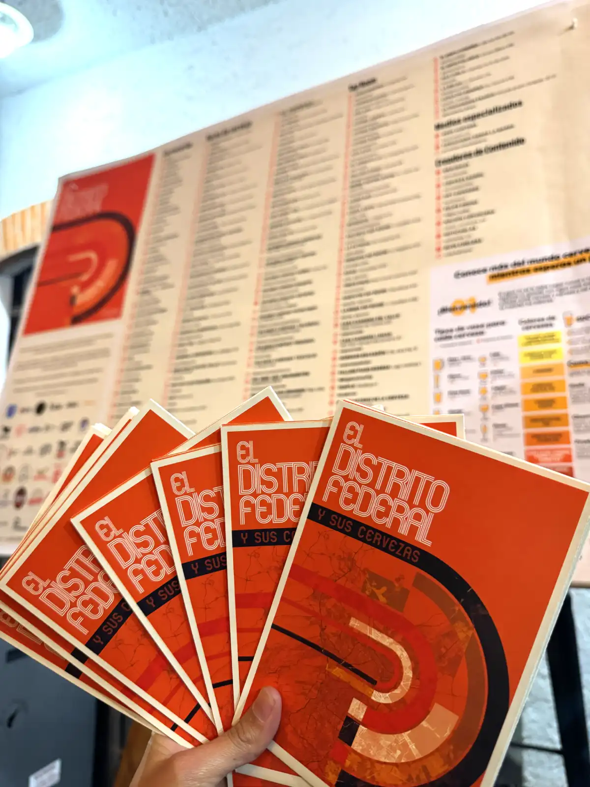 Mapa del Distrito Federal y sus cervezas artesanas