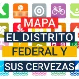 Mapa del distrito federal y sus cervezas