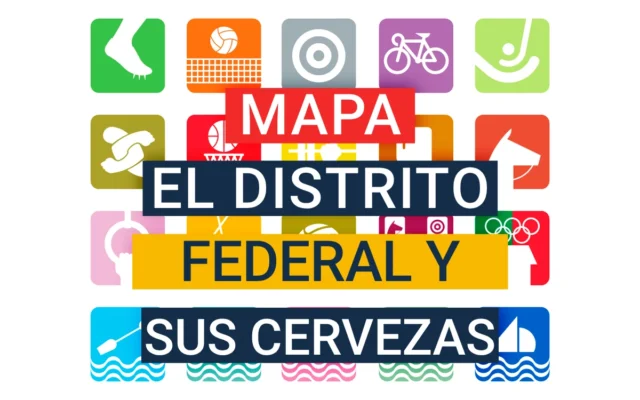 Mapa del Distrito Federal y sus cervezas artesanas