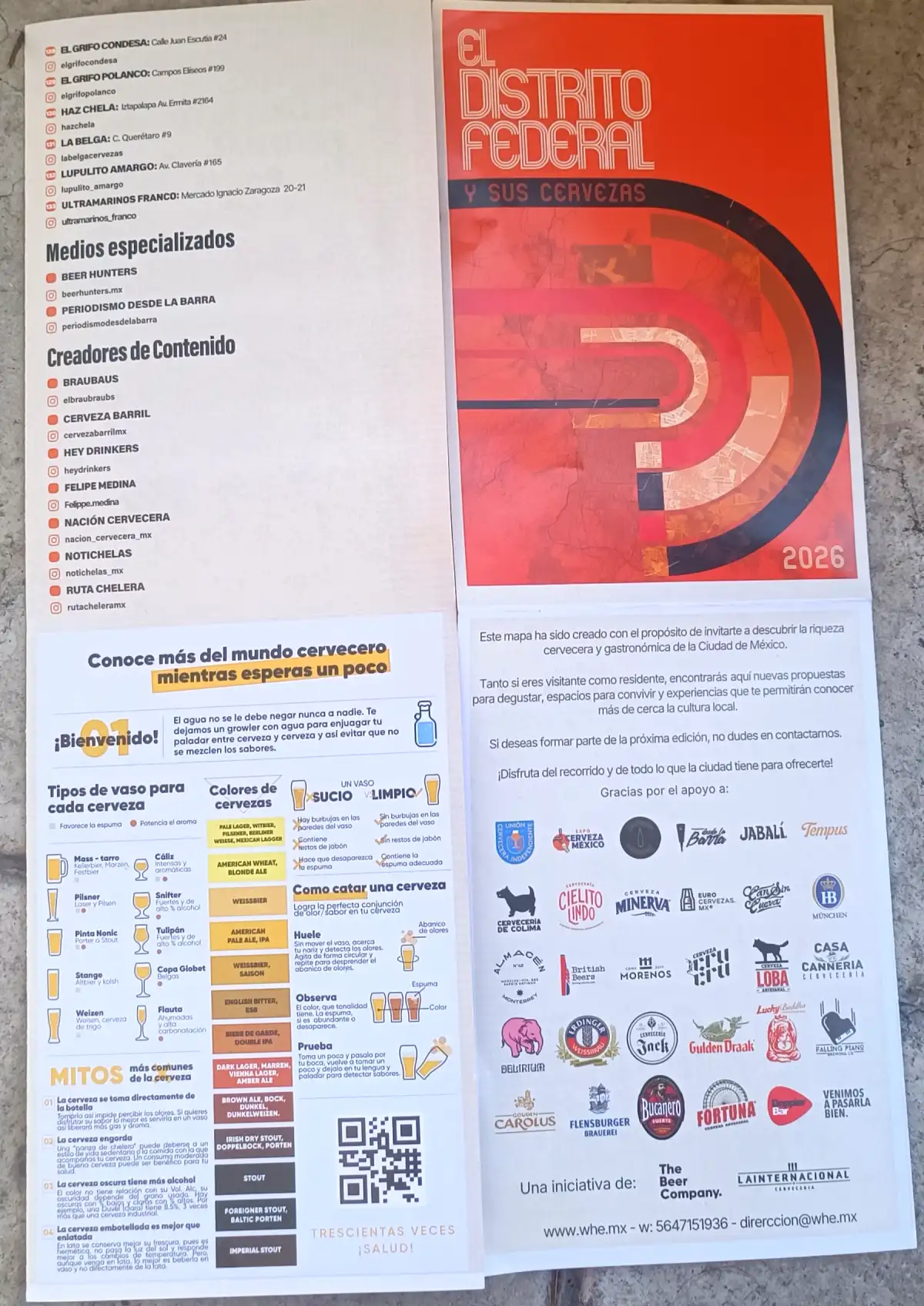 Mapa cervecero de CDMX